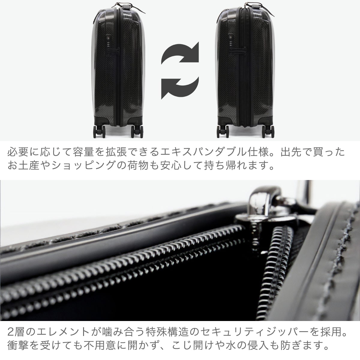 ロンカート スーツケース 機内持ち込み Sサイズ RONCATO 拡張 軽量