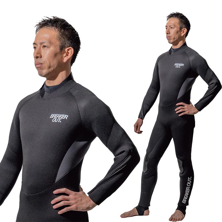 mic21ダイビングショップ[ BREAKER OUT ] M-TM ワンピース 5mm メンズ