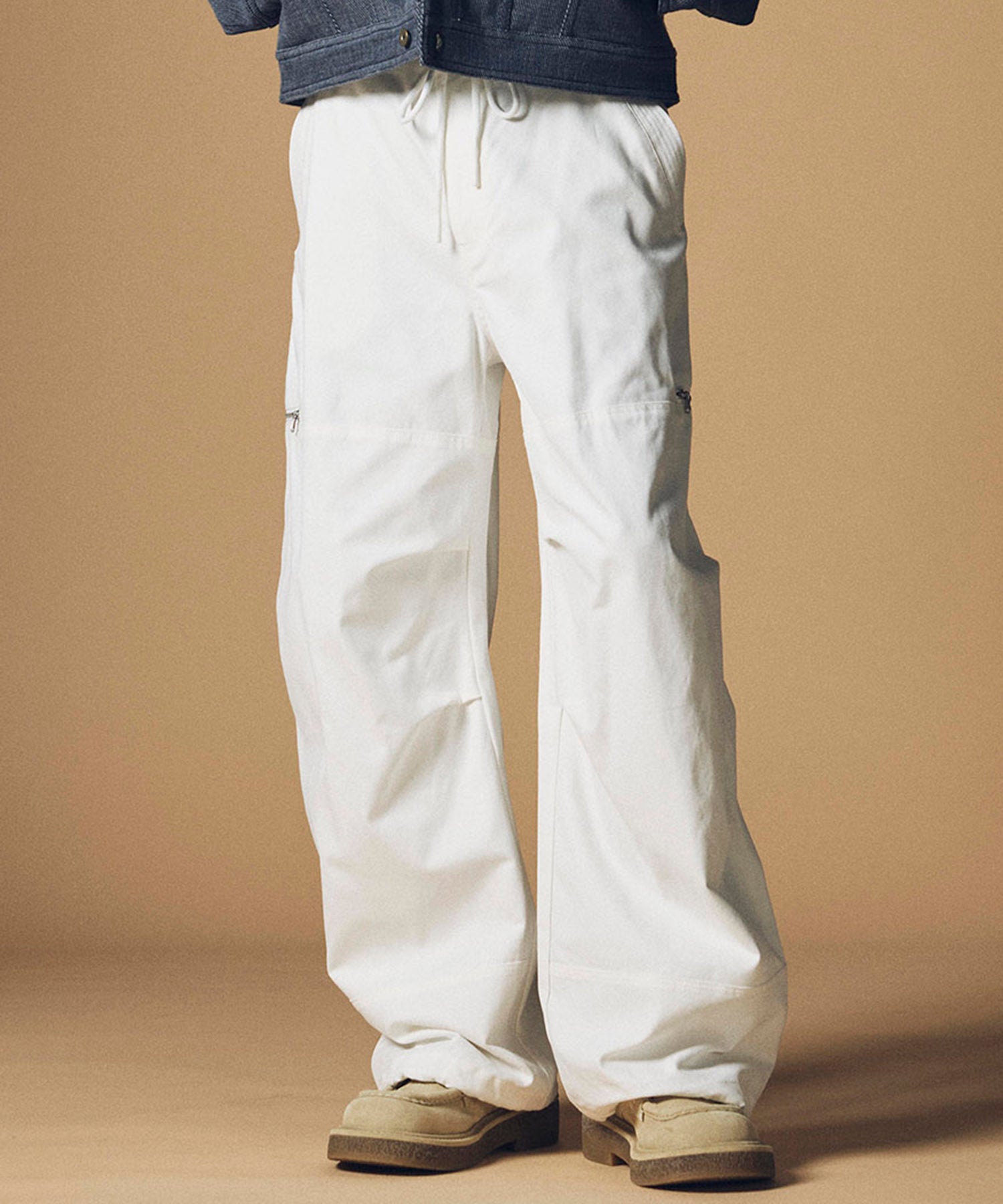 ワイドストレート カーゴパンツ