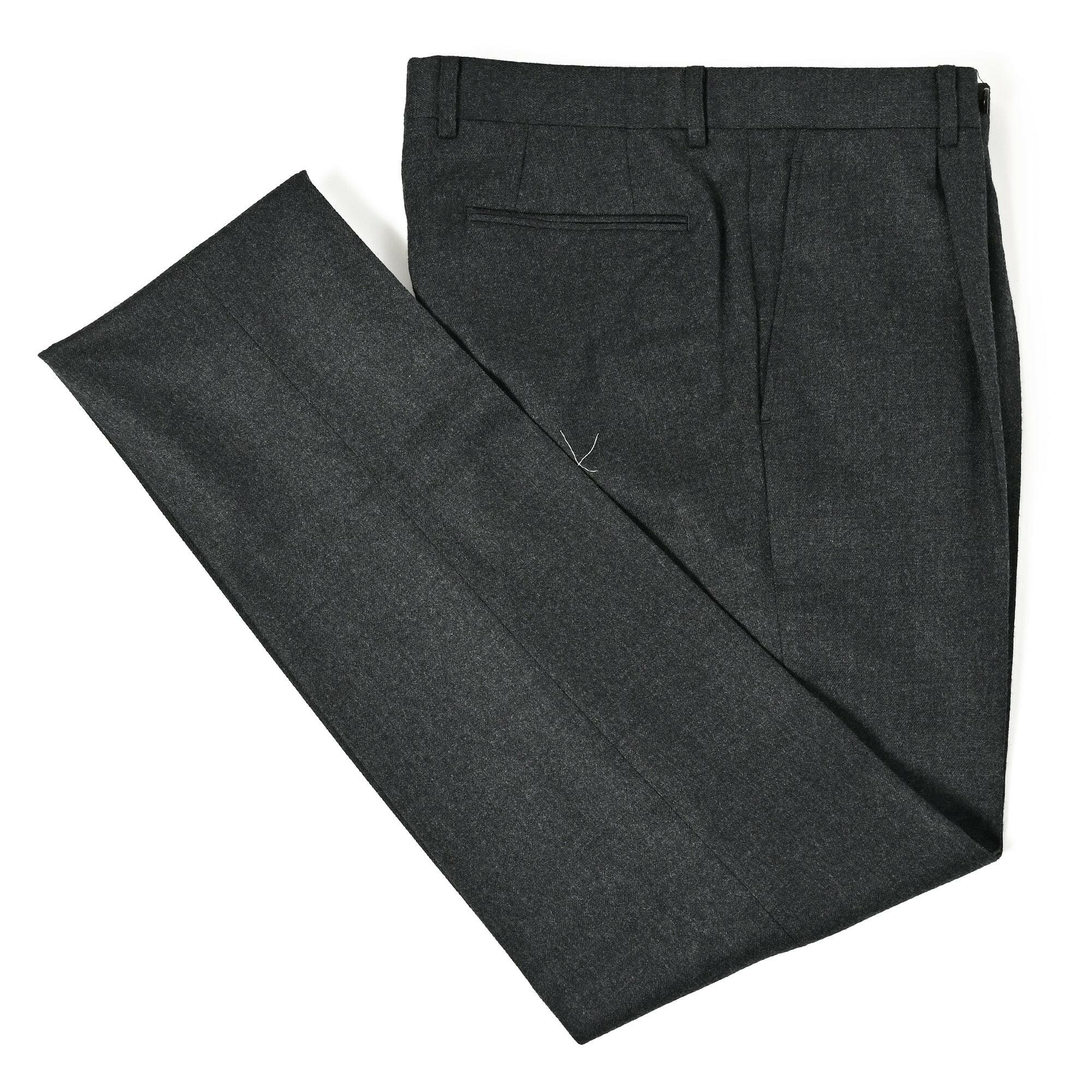 ウールブレンド 1タック ストレッチ スラックス / 82-97 / L-401