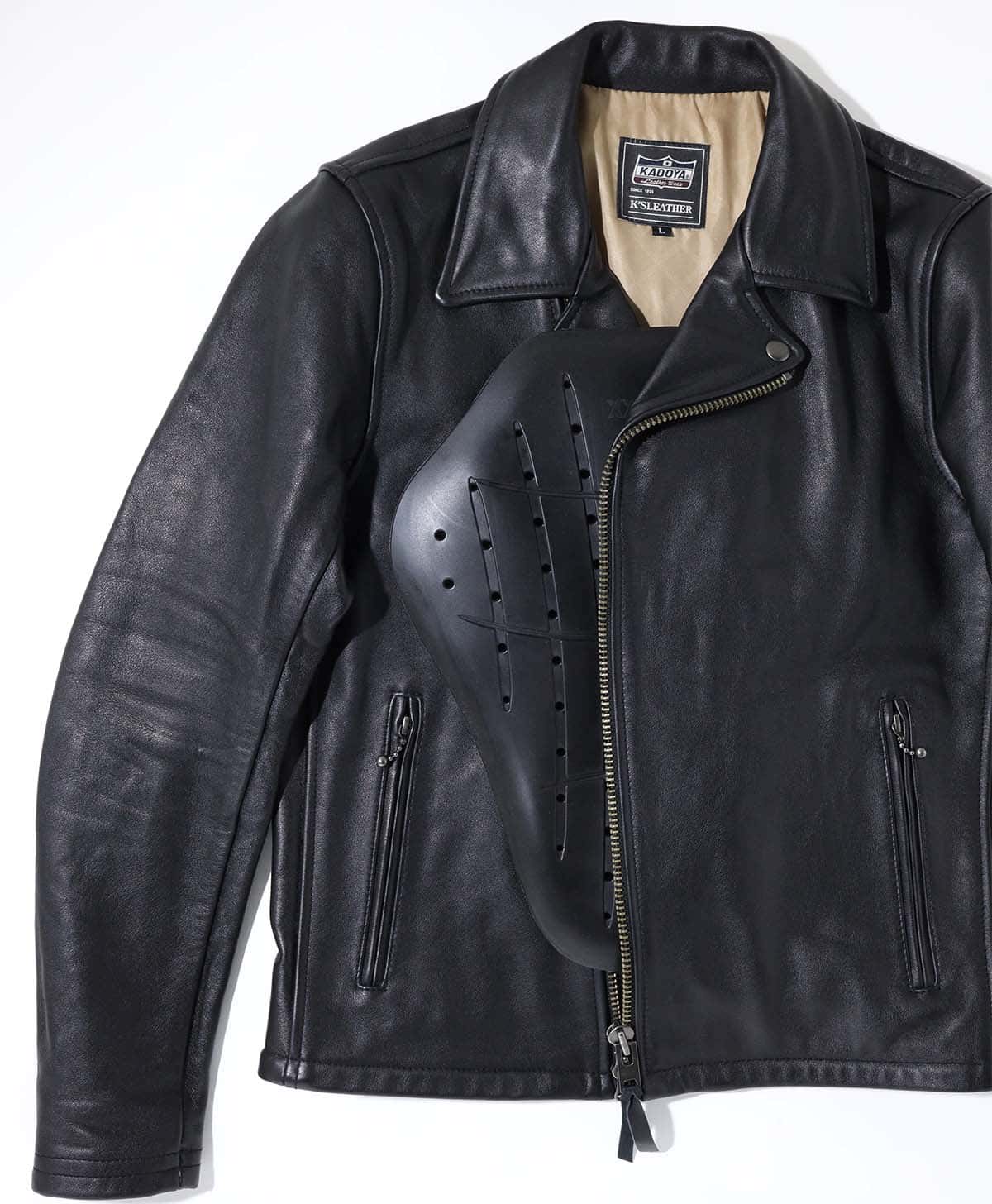 Leather jacket tight single leather jacket | Kadoya official