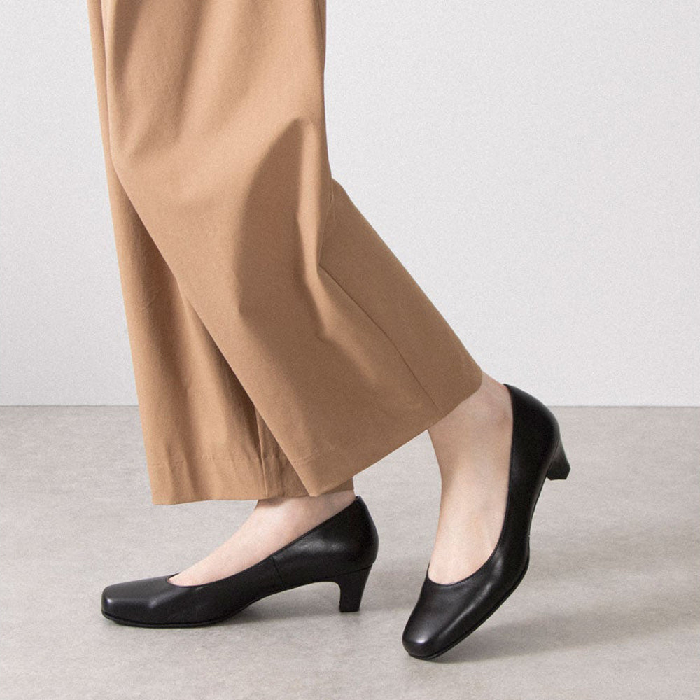 EIZO black ブラックパンプス/ソフトスクエア4.5cm 【N1405】 – EIZO