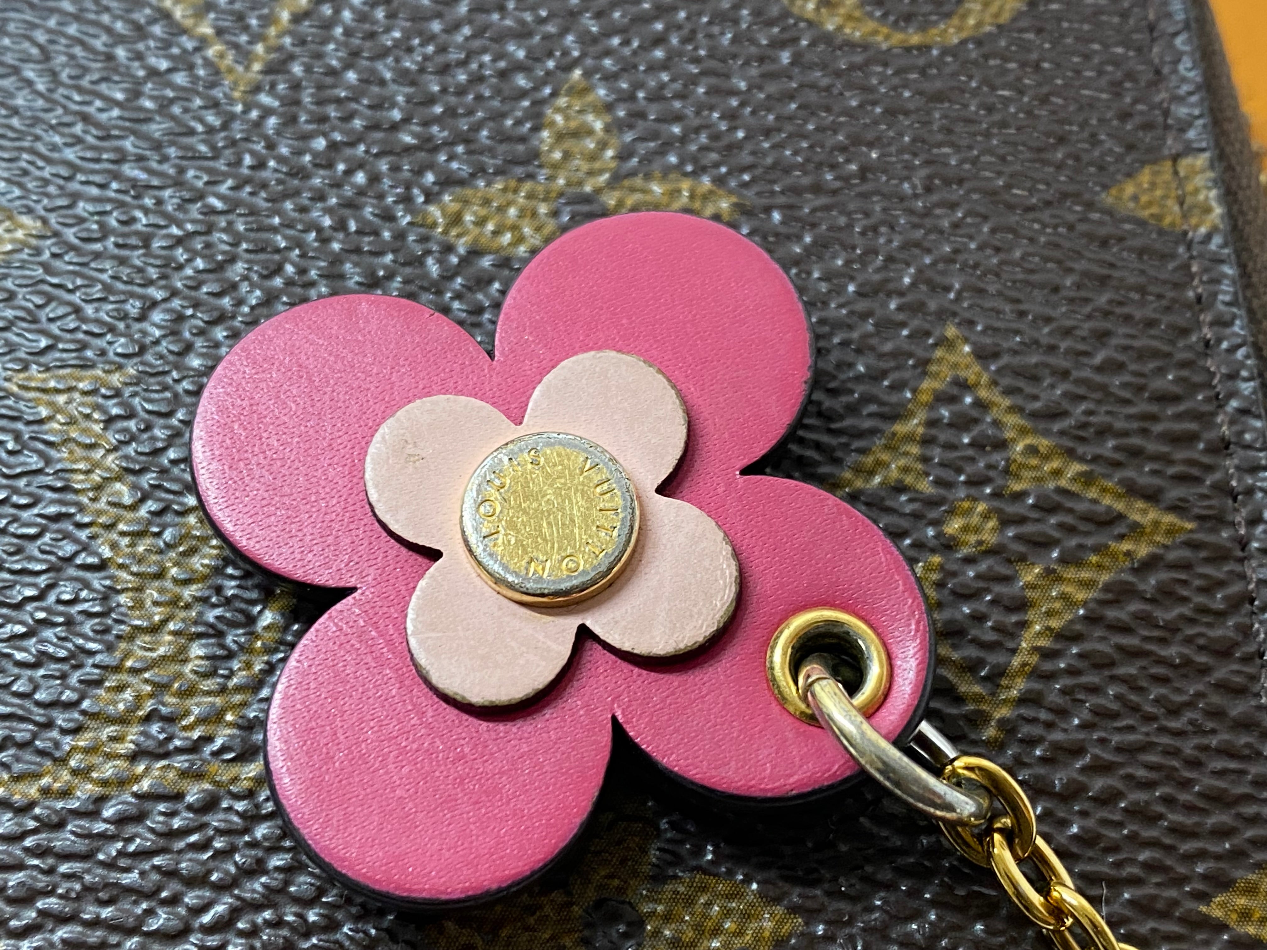 ルイ・ヴィトン LOUIS VUITTON ポルトフォイユ クレマンス フラワー