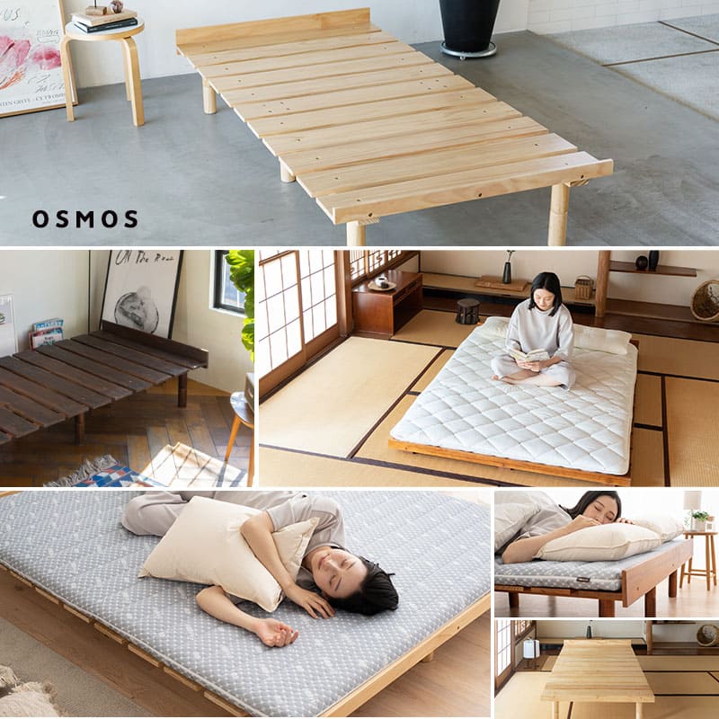 高さが変えられる すのこベッド シングル セミダブル ダブル クイーン