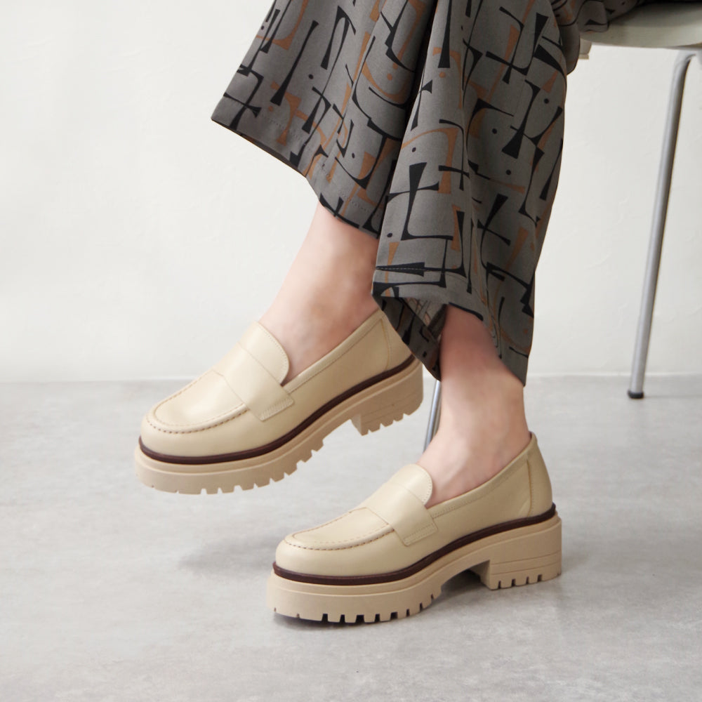 PUPE プーペ コインローファー 厚底ローファー【1672】 – EMC RETAIL STORE