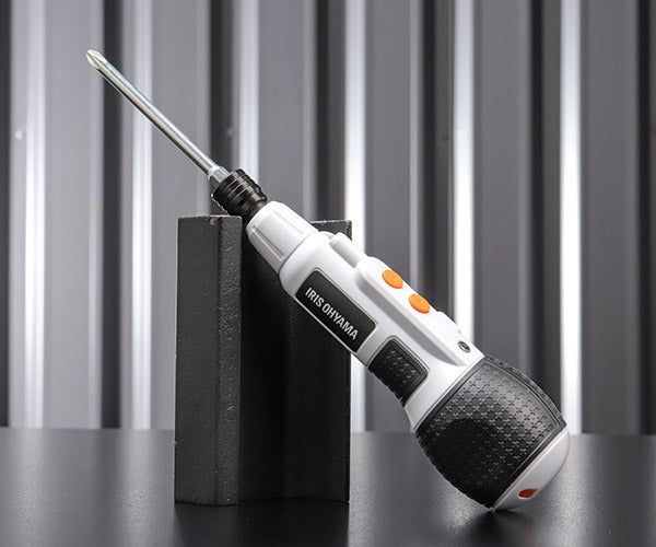 IRIS 充電式ボールグリップミニドライバ 3.6V ホワイト JMD8BG-W