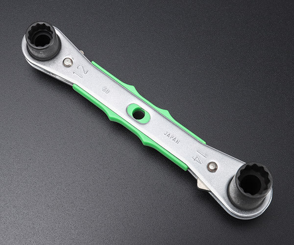 KTC ラチェットレンチ 4サイズ板（ロング） mr-1014l【エヒメマシン】