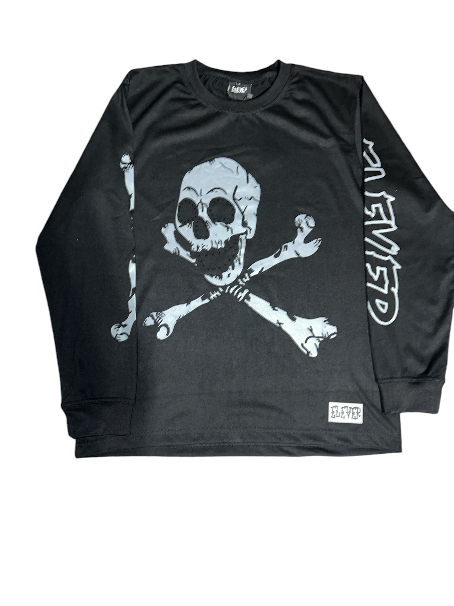 Elever's Skull and Bones Long Sleeve Shirt – eleverclothing