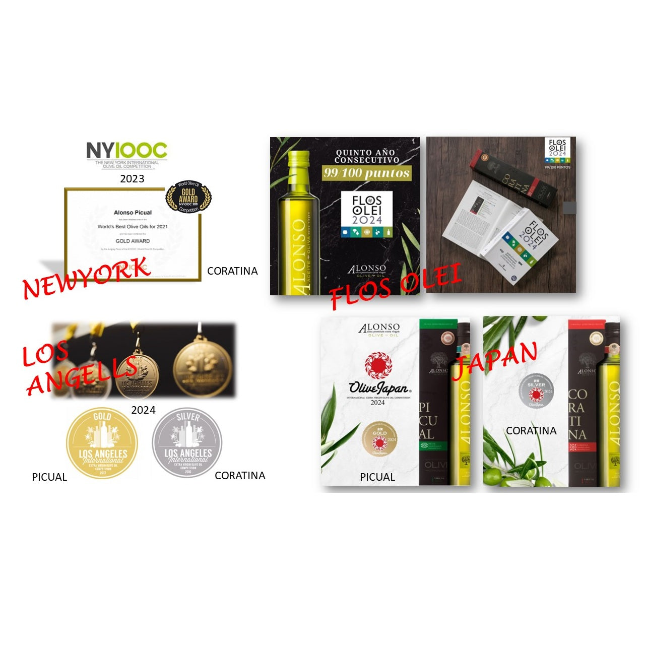 エクストラバージンオリーブオイル ピクアル(1本）ALONSO – ELZION