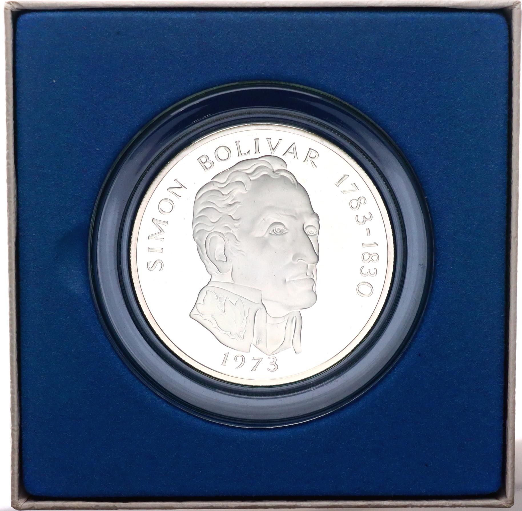 K*n様 1974年 シモン・ボリバル 20バルボアス 銀貨 K*n様 1974年