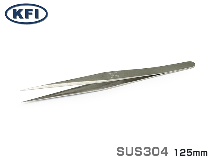 k-27ステンレスピンセット 品番270001 全長120mm | コクゴeネット