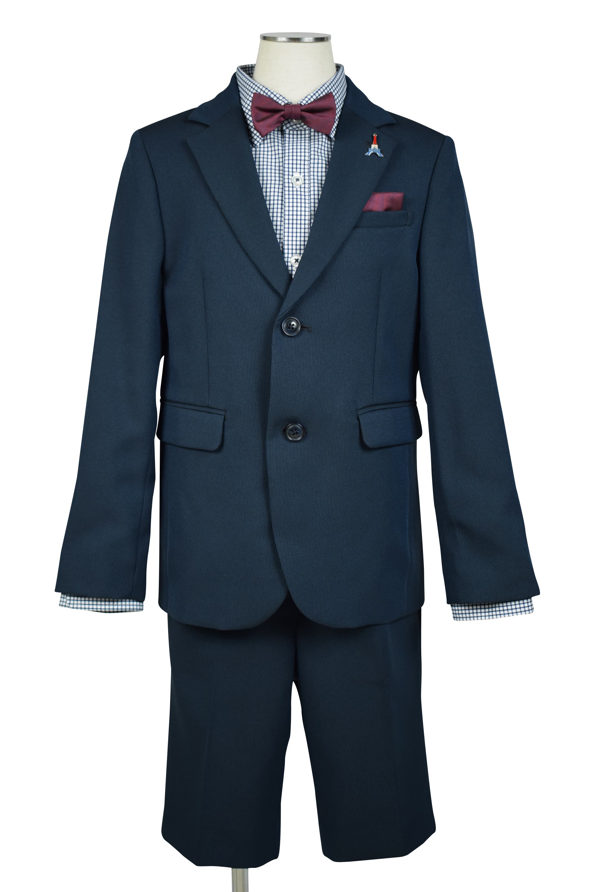 ネイビー ブレザー 半ズボン シャツ 蝶ネクタイ セット ユナイテッド