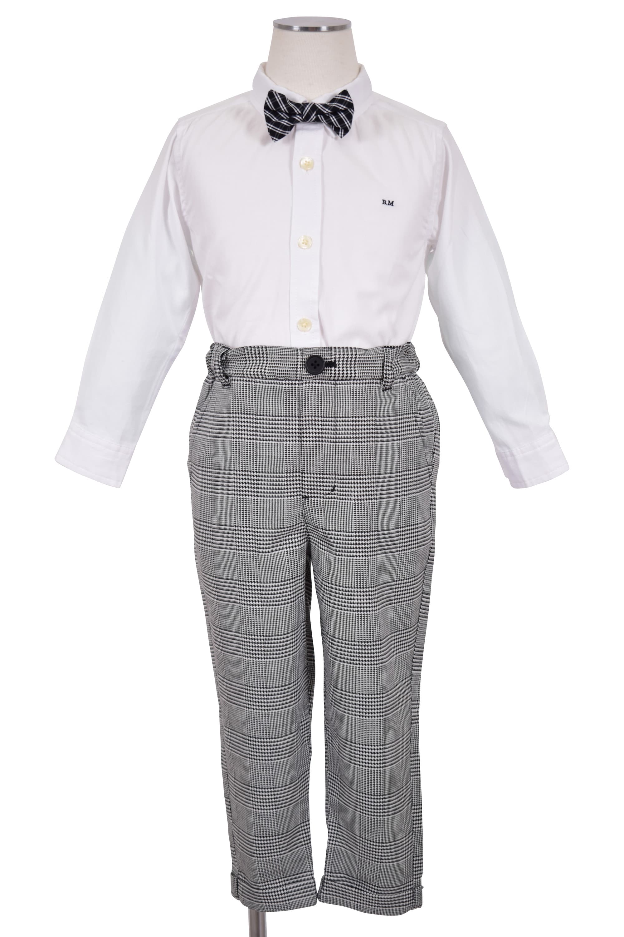 B:MING by BEAMS グレンチェック柄スーツセット (120cm) をレンタル