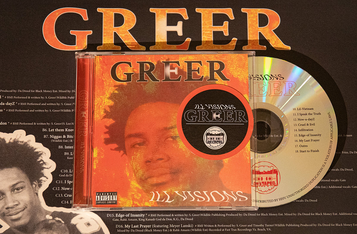 洋楽 GREER ILL VISIONS CD GREER ILL VISIONS 販売済み CD rap GREER