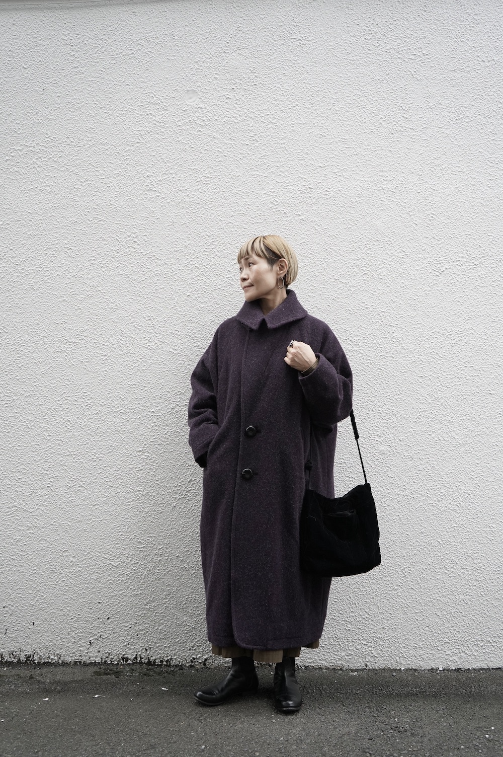 マキエmakie コート ネイビー 6y マキエmakie コート ネイビー 6y