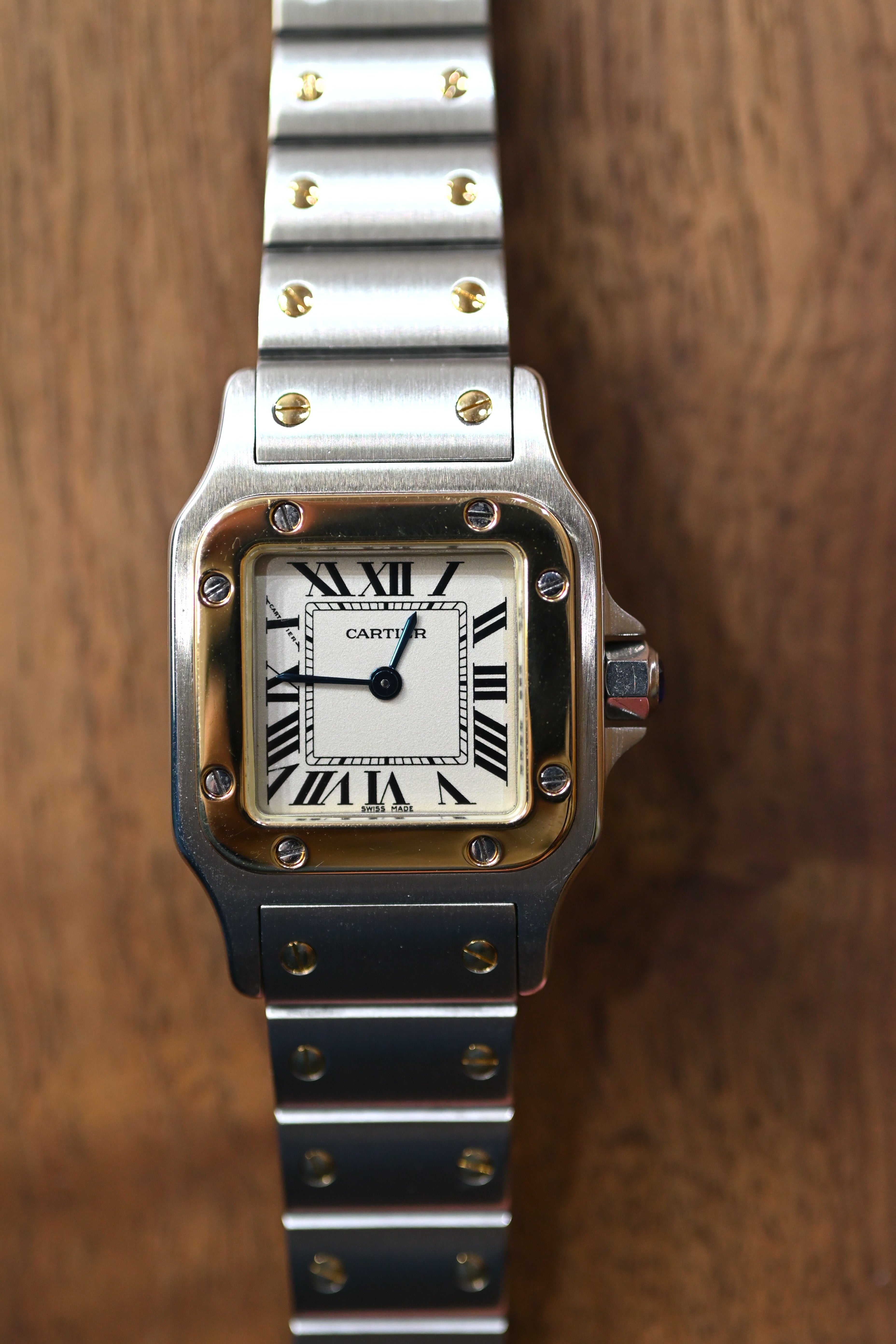 バックオーダー品/保証書/ボックス付】カルティエ サントスガルべSM