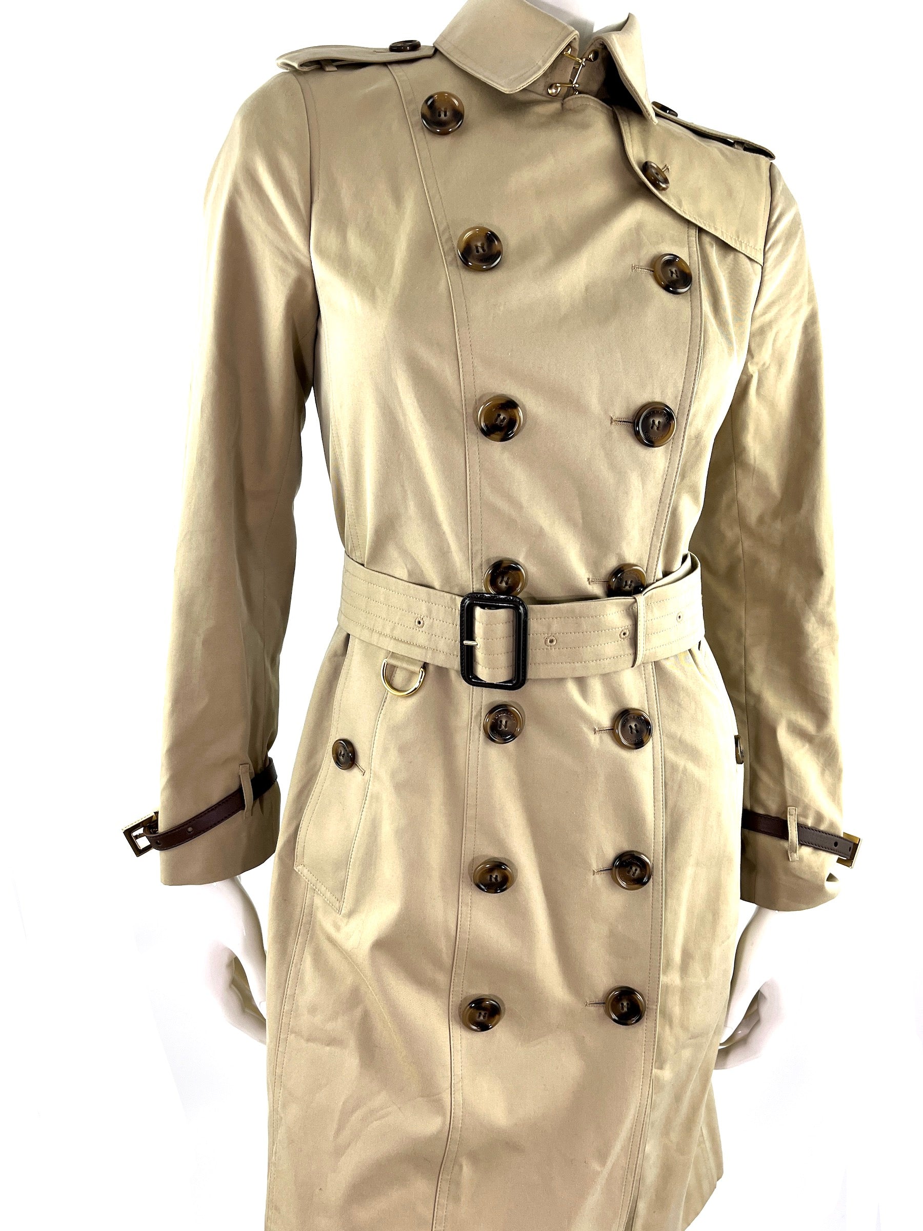Burberry London Beige Trench Coat Jacket 40 6 – Fashion Reloved