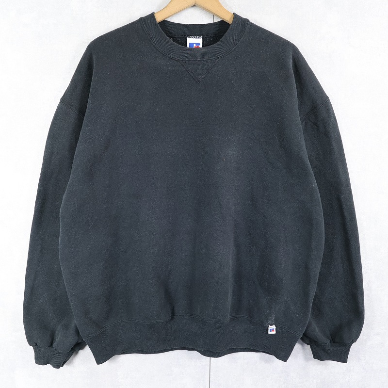 90s 90年代 ラッセルアスレチック アメリカ製 黒 ブラック トレーナー