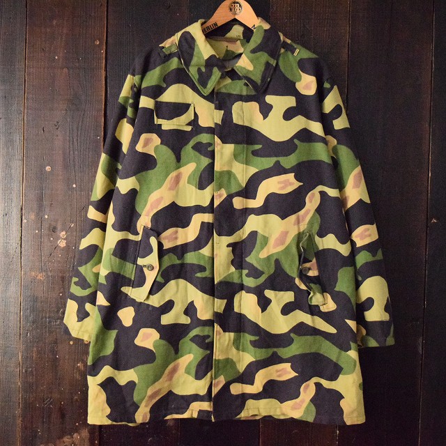 60's チェコスロバキア軍 サラマンダーカモ柄コート 60年代 ミリタリー