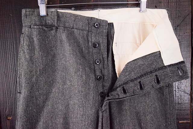 40's〜50's 黒シャン ワークパンツ 40年代 50年代 ブラック