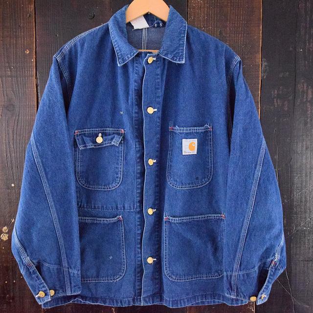 80's Carhartt 100 YEARS デニムカバーオール 80年代 100周年