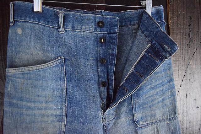 1940's US.NAVY 巻きデニムセーラーパンツ W32 40年代 海軍 ミリタリー