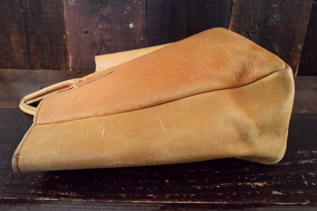 60's L.L.BEAN 筆記体タグ レザートートBAG 60年代 エルエルビーン