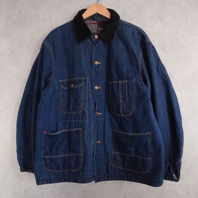 50's CASEY JONES ブランケット付き Denim Coverall 50年代 ジャケット