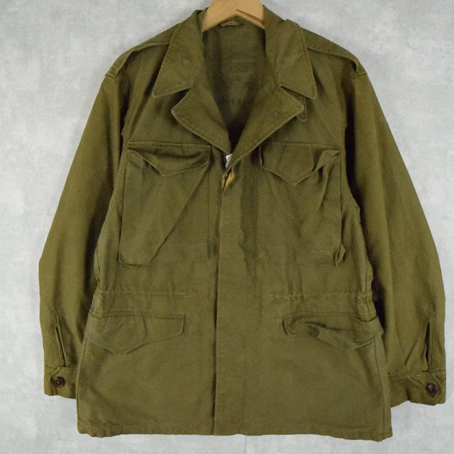 40年代 アメリカ軍 ミリタリー エポレット ジャケット カーキ