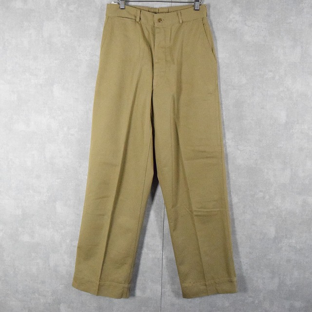50年代 50s アメリカ軍 海兵隊 チノパン ベージュ｜ヴィテージ古着屋