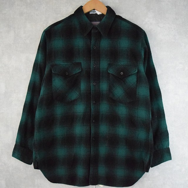 70年代 70s ペンドルトン アメリカ製 アウトドアマン グリーン 緑