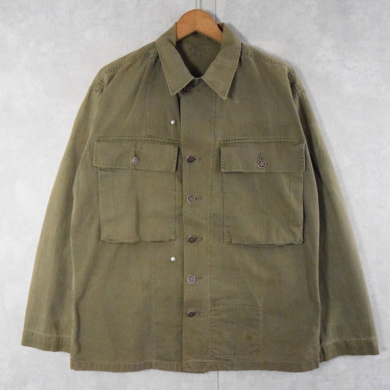 40年代 40s アメリカ軍 米軍 ミリタリー カーキ ヘリンボーンツイル