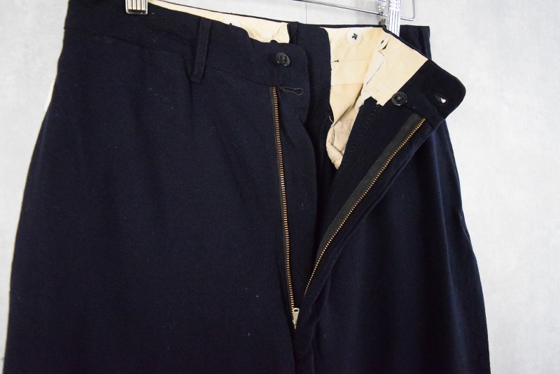 50s 60s 50年代 60年代 ウールパンツ 紺 ネイビー｜ヴィテージ古着屋