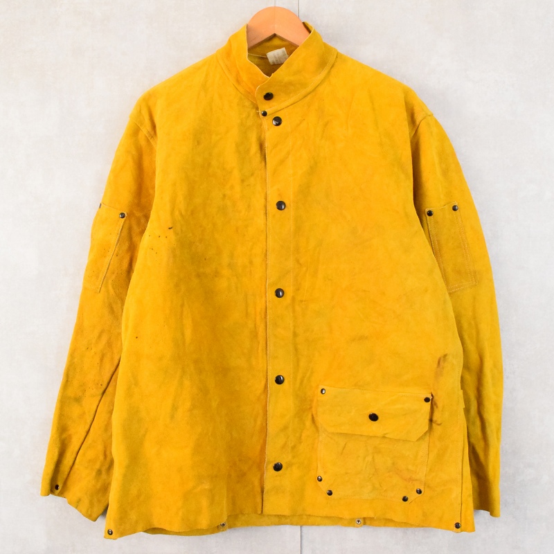 溶接工 黄色 イエロー スエードレザー｜ヴィテージ古着屋Feeet 通販