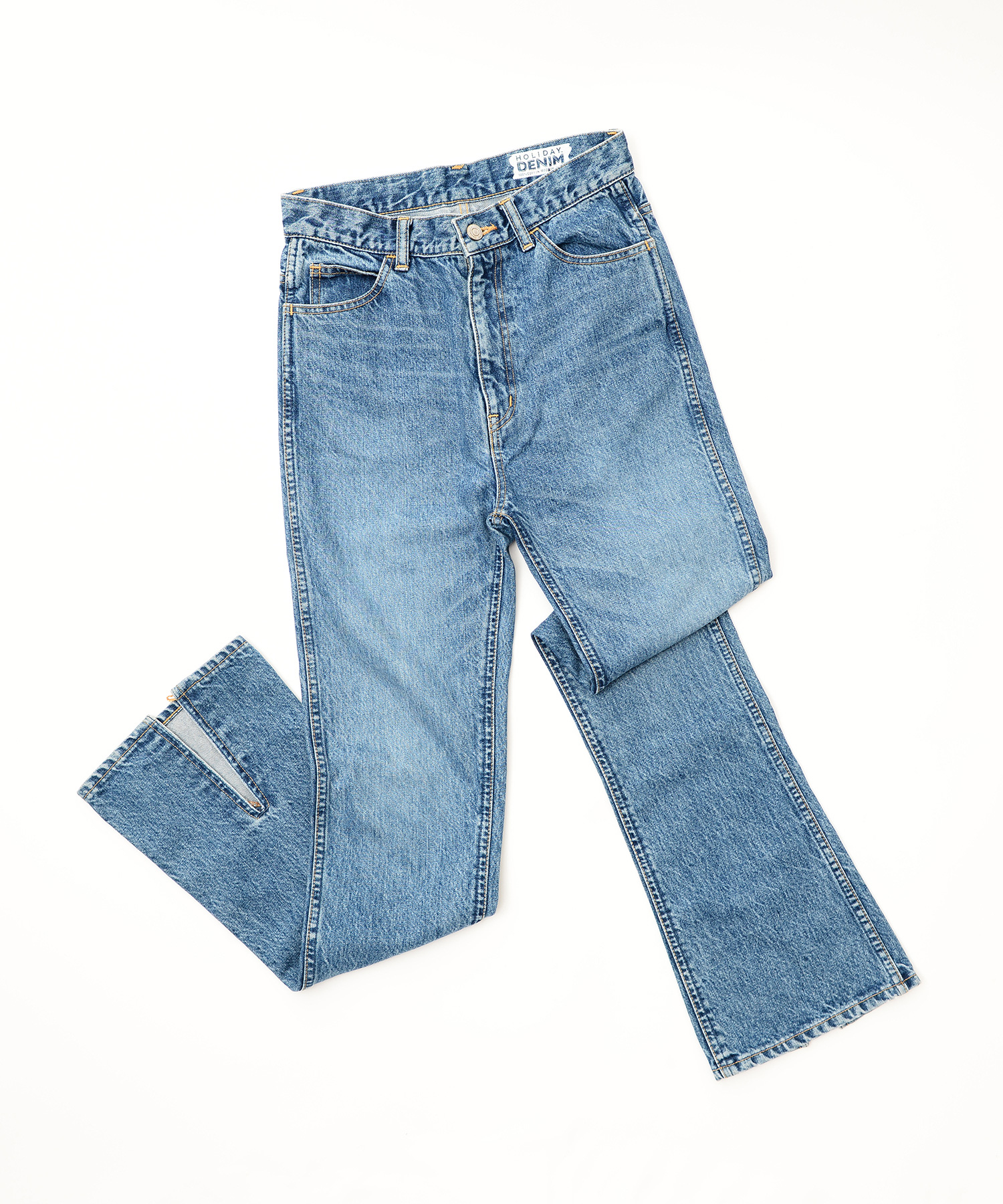 HIGH WAIST SKINNY FLARE DENIM PANTS｜HOLIDAY（ホリデイ）OFFICIAL