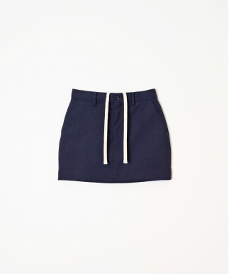 WOOL DRAWSTRINGS MINI SKIRT｜HOLIDAY（ホリデイ）OFFICIAL ONLINE