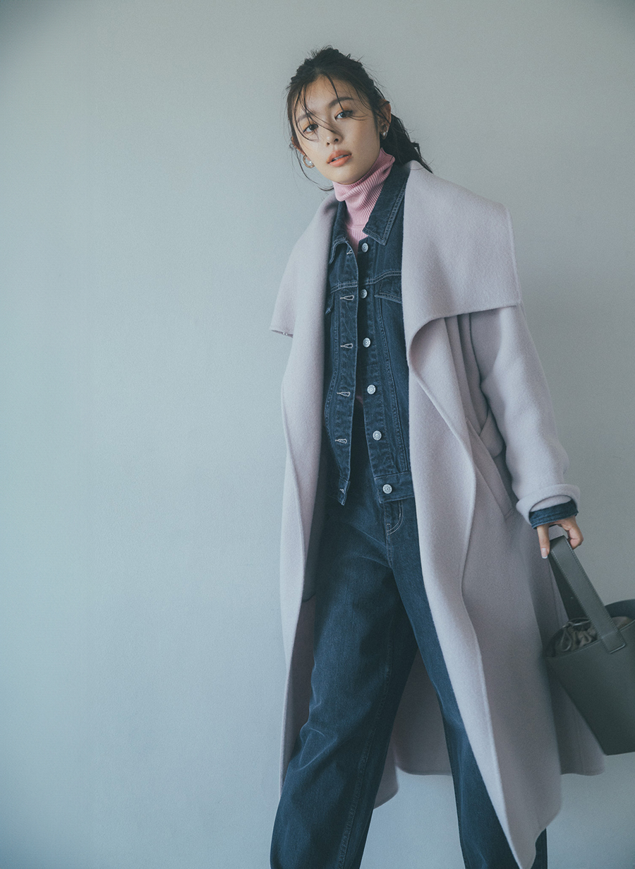 EC限定】super 100's リバービッグカラーコート｜LOUNIE（ルーニィ