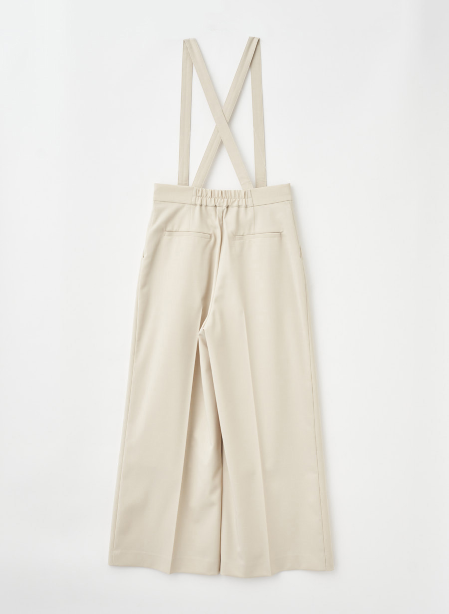 サスペンダー付きワイドパンツ/セットアップ可｜LOUNIE（ルーニィ