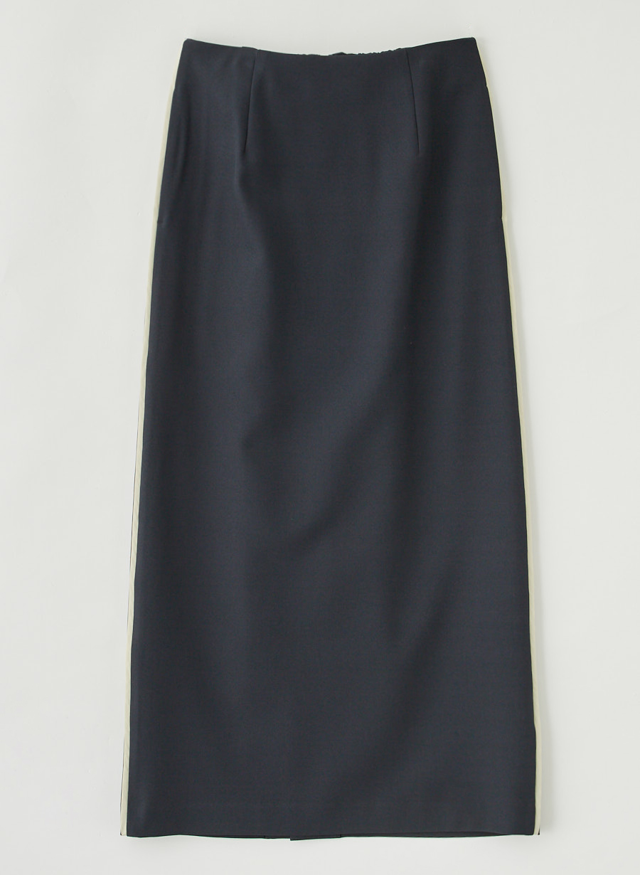 ラインアクセントタイトスカート/セットアップ可｜LOUNIE（ルーニィ