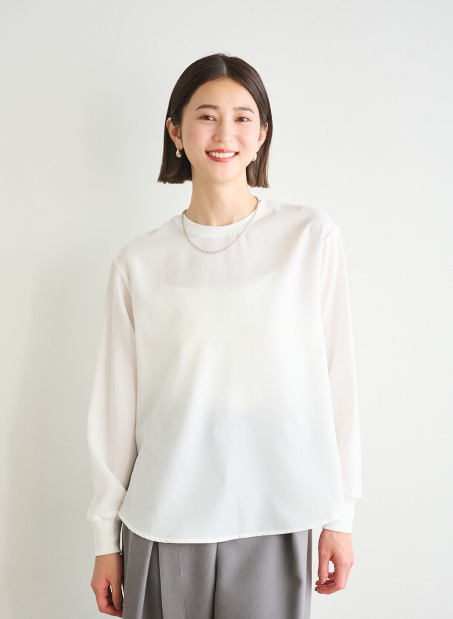 ロンT風2WAYブラウス｜LOUNIE（ルーニィ）公式サイト／公式オンライン