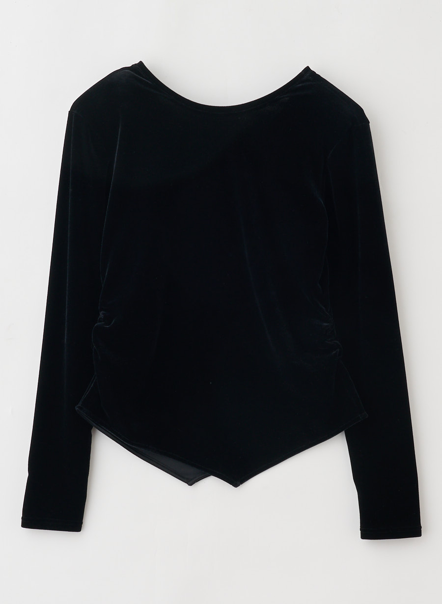 追加/吉田理紗さんコラボ】ベロアカットソープルオーバー｜LOUNIE