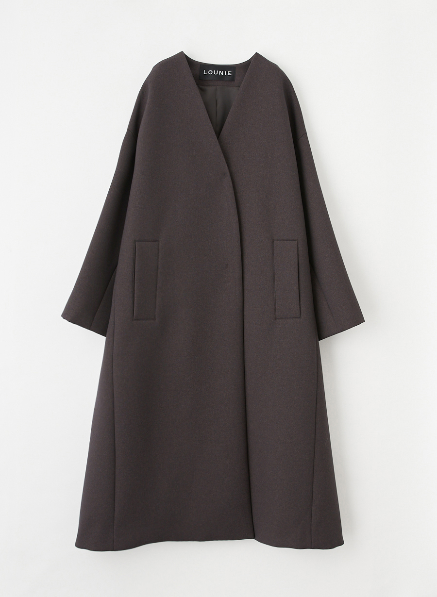 EC限定】ノーカラーロングコート｜LOUNIE（ルーニィ）公式サイト／公式