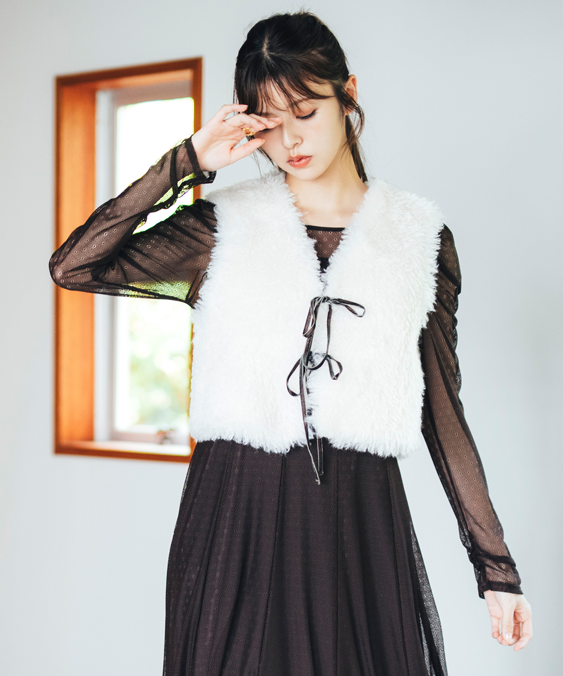 フェイクファーベスト｜PETAL ONLINE（ペタルオンライン）