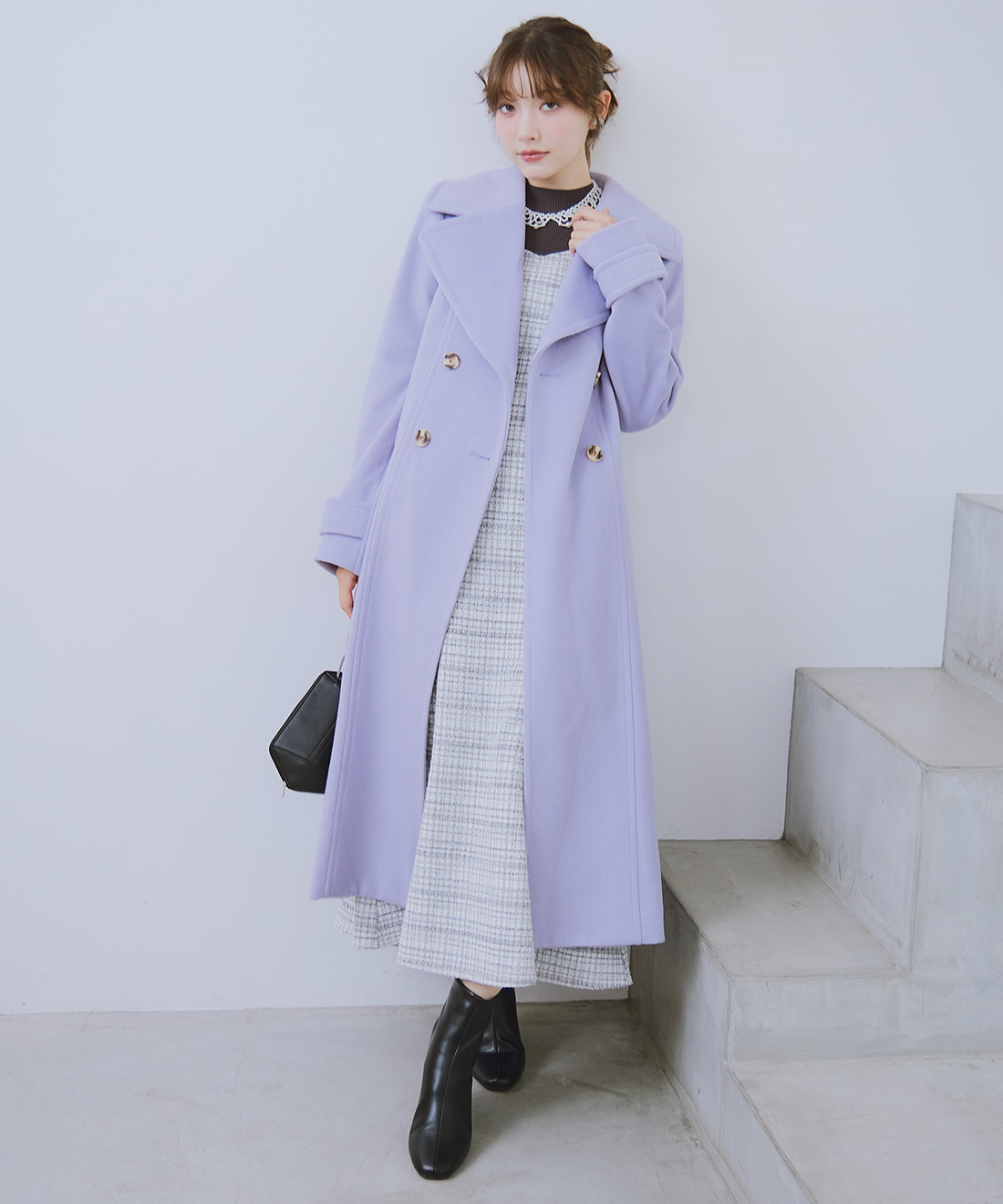 ビッグカラーロングコート｜PETAL ONLINE（ペタルオンライン）