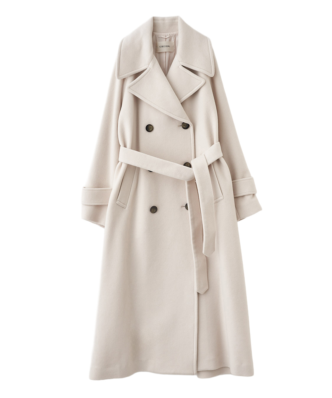 ビッグカラーロングトレンチコート｜PETAL ONLINE（ペタルオンライン）