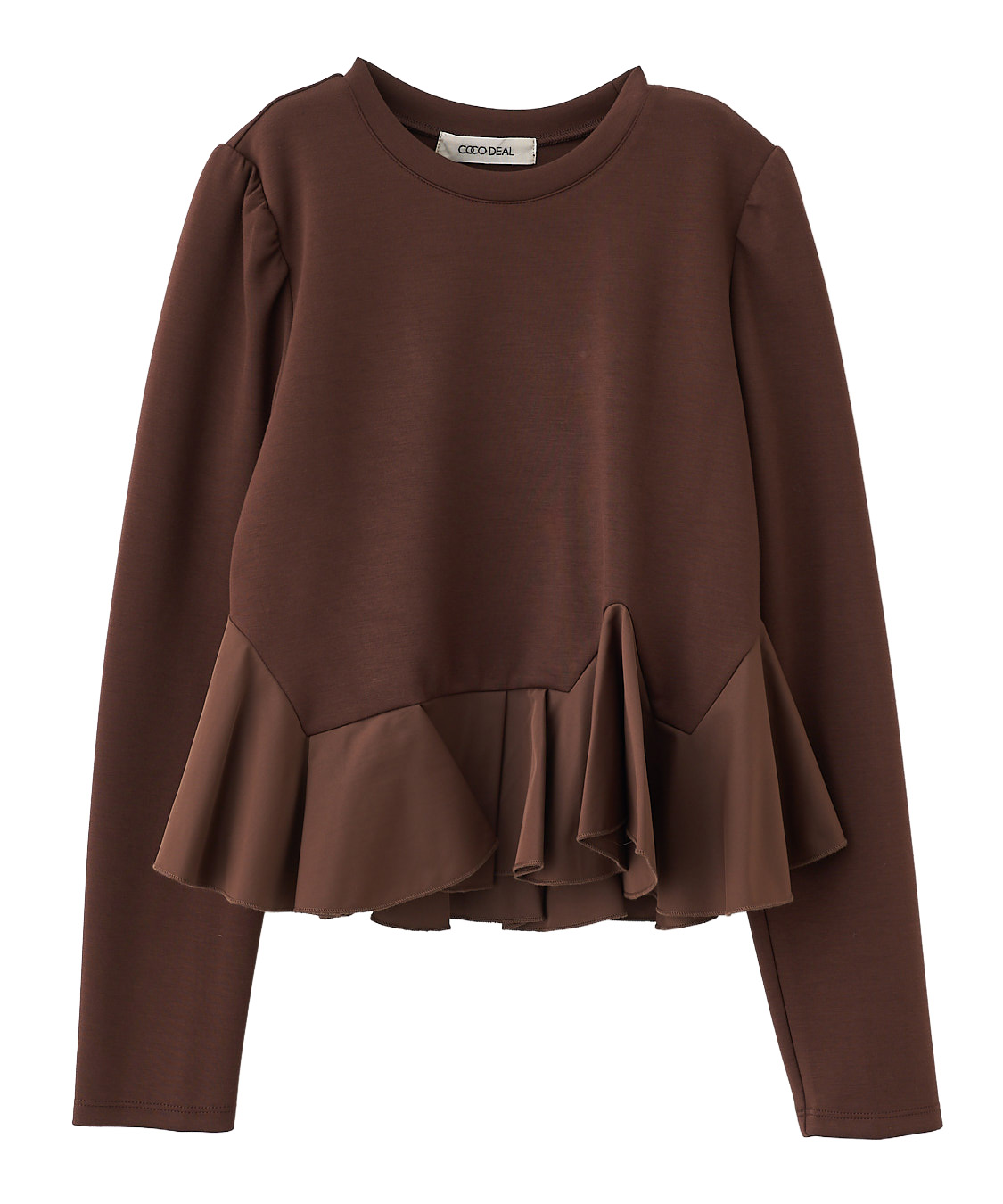 アシメペプラムブラウス｜PETAL ONLINE（ペタルオンライン）