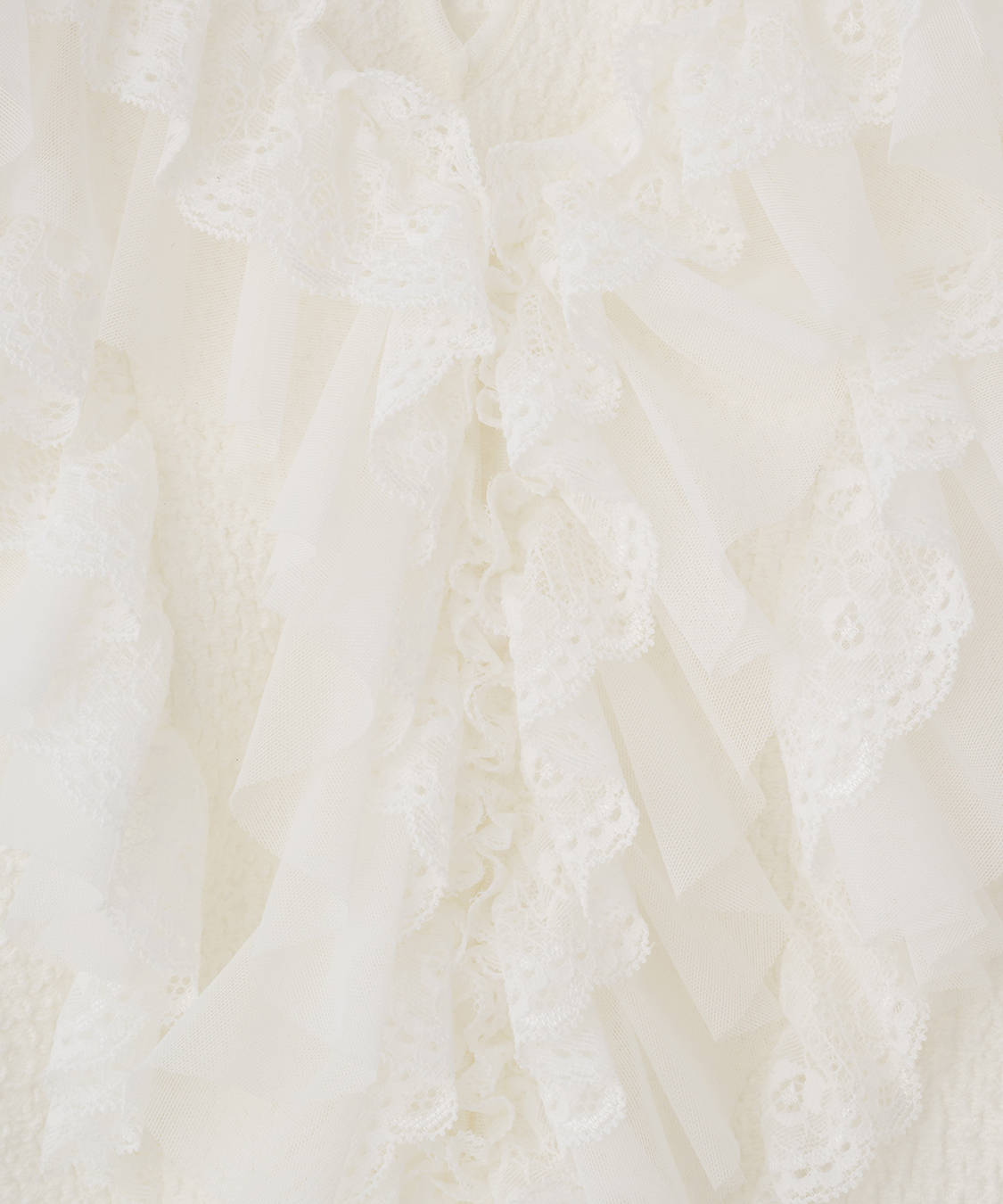 レースフリルカットジャカードトップス｜PETAL ONLINE（ペタルオンライン）