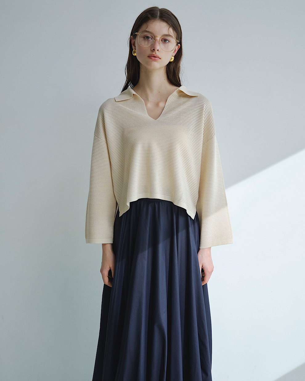 タック編みポロニット｜PETAL ONLINE（ペタルオンライン）