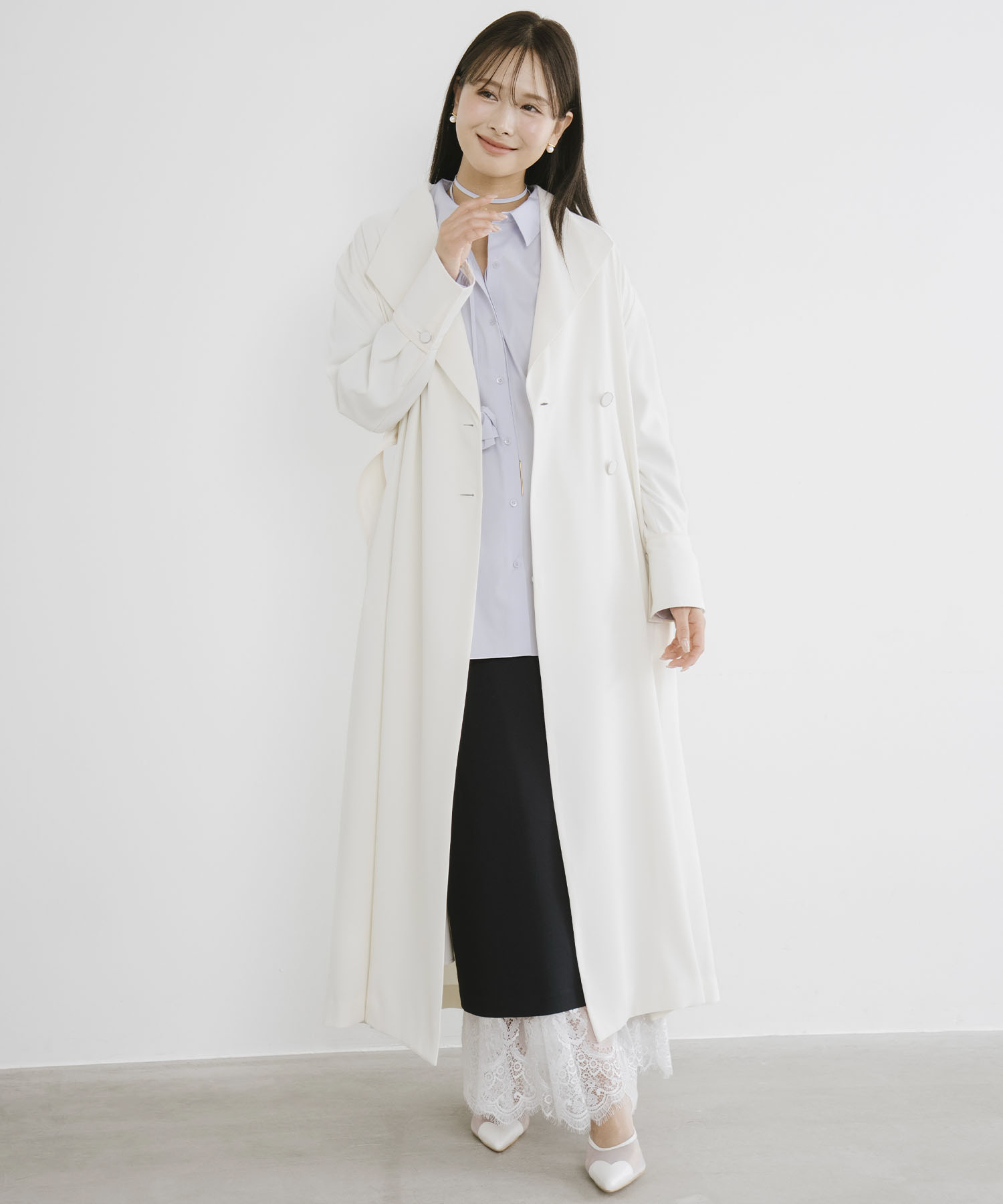 ジョーゼットコートワンピース｜PETAL ONLINE（ペタルオンライン）