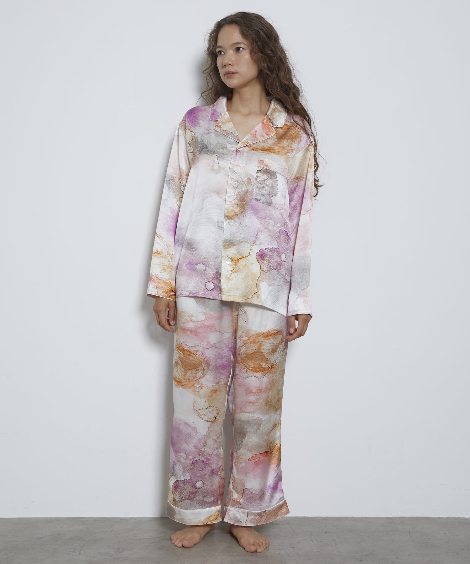 Foo Tokyo 公式ストア | 【セットアップ】シルクパジャマ オレンジ